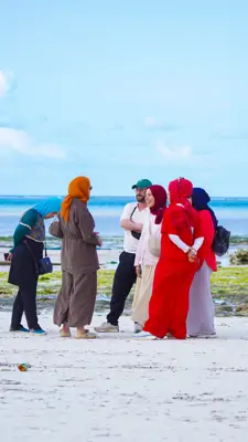Zanzibar turu, Kuzey Sahilleri Kendwa plajı grup fotoğrafı
