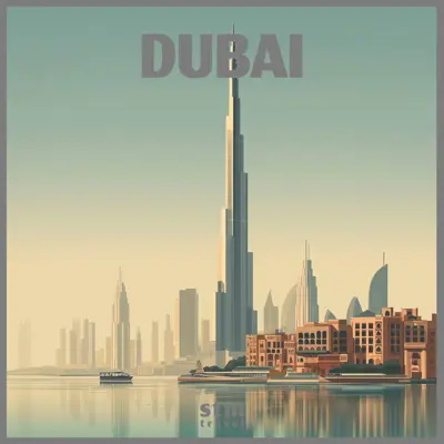 Dubai turu, Burj Khalifa ve şehir skyline manzarası