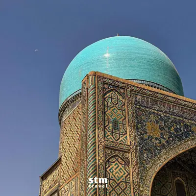 Özbekistan turu, Semerkand mavi kubbelı camiisi detayı