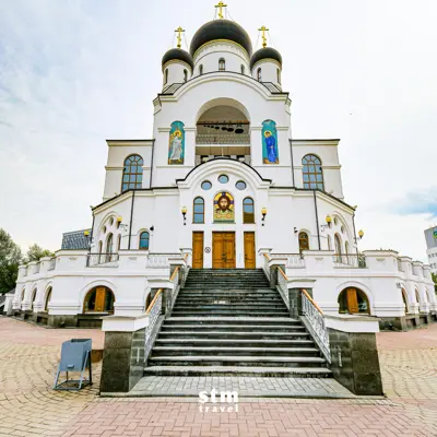 Rusya turu, Vladivostok Ortodoks Kilisesi beyaz mimarisi