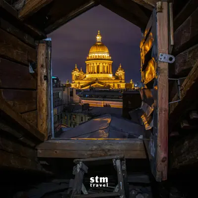 Rusya turu, Sankt Peterburg İshak Katedrali gece manzarası
