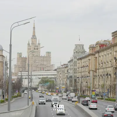 Rusya turu, Moskova Kudrinskaya Meydanı ve Stalin İmparatorluk mimarisi