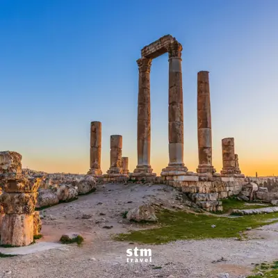 Levant turu, Amman Hercules Tapınağı antik kolonları