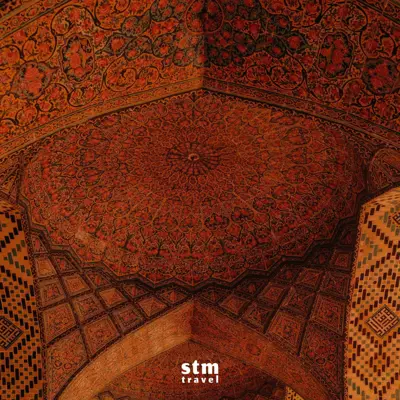 İran turu, Isfahan İmam Camii sofası mukarnas ve arabesk süslemeleri