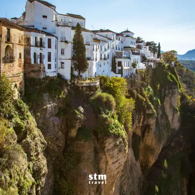 Endülüs turu, Ronda beyaz kasabası ve El Tajo Kanyonu manzarası
