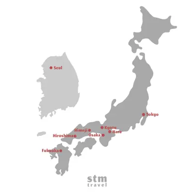 Japonya turu, Tokyo, Kyoto, Osaka ve Hiroshima şehirleri
