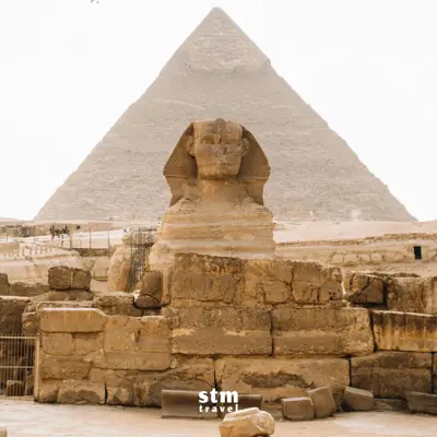 Mısır turu, Giza Sphinx ve Piramitler manzarası