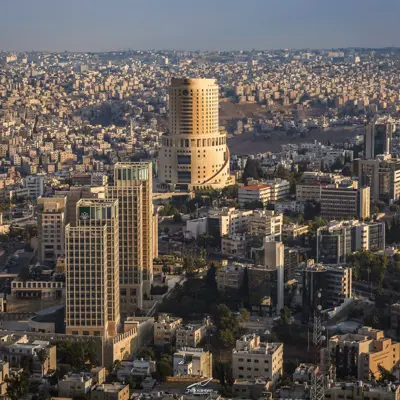 Ürdün turu, Amman şehir manzarası ve modern mimarisi