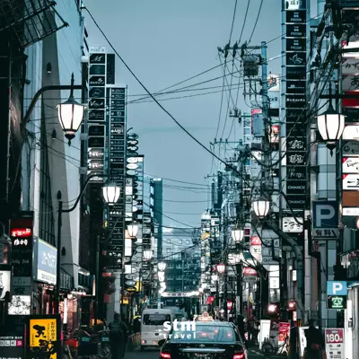 Japonya turu, Osaka'nın geleneksel alışveriş sokağı neon ışıkları